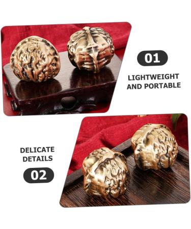 Fomiyes Chinese Walnuts - Relaxation & Finger Exercise Baoding Balls for Seniors | Feng Shui Decoration & Art - Buy Online on GoSupps.com