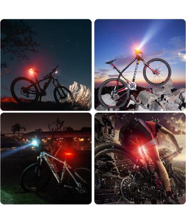 KASLIGHT USB Rechargeable Bike Light | 8 LED Front and Back | 10000mAh | Digital Display | 5 Modes | 18+ Hrs Runtime - Buy Online on GoSupps.com