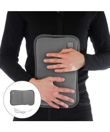 Milist Gray USB Hot Water Sack | Plush Hand & Foot Warmer | Fluffy Charging Warm Bag for Home & Office - Buy Online on GoSupps.com