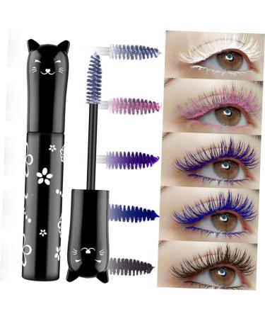 MAGICLULU 2pcs Colored Mascara Sweat- Proof Mascara Eyebrown Cosmetics Product Exquisitely Eyelash Coffee - Buy Online on GoSupps.com