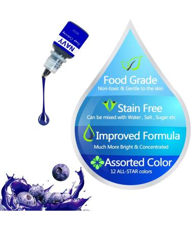 12 Colors Liquid Soap Color Set - Food Quality Pigments for DIY Soap Bath Bombs & Handicrafts - Buy Online on GoSupps.com