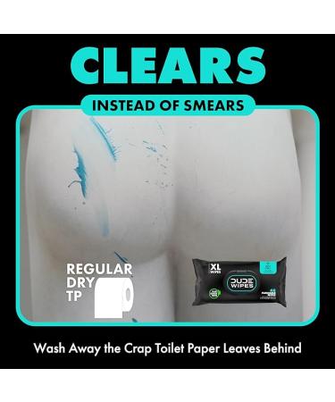 Dude Flushable Wet Wipes 3-Pack - Mint Chill - 144 Count - Vitamin-E  Aloe  Eucalyptus & Tea Tree Oils - Septic Safe - Buy Online on GoSupps.com