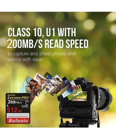 512G Flash SD Cards Ultra-HD Video Premium High Speed Memory Card for Gaming Console Tablet Camera Smartphone etc - Buy Online on GoSupps.com
