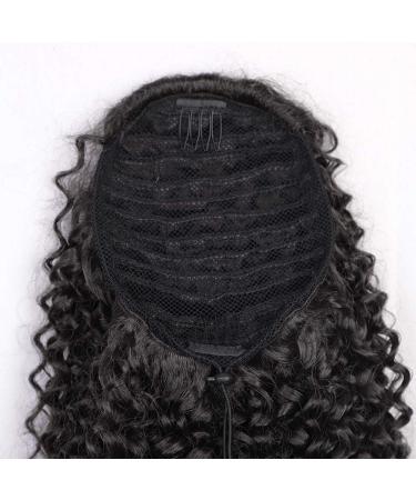 ColorfulPanda Afro Kinky Curly Drawstring Ponytail Ombre Brown - Synthetic Hair Extension for Black Women - Buy Online on GoSupps.com