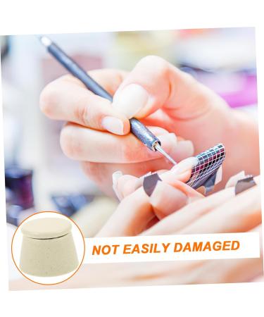 FRCOLOR Japanese Manicure Brush Cup Container for Dappen Dish Porcelain Dappen Dish with Lid Acrylic Nail Dappen Dish Macaron Pen Wash Ceramic Pot Crystal Liquid - Buy Online on GoSupps.com