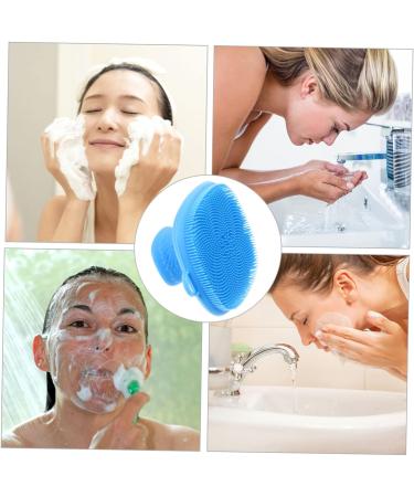 FRCOLOR 2 x Cleaning Brush Makeup Removal Bath Sets Silicone Face Cleanser Silicone Face Massage Brush Cheek Silica Gel Water Drops - Buy Online on GoSupps.com
