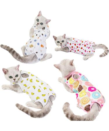 Komate Cat Surgical Recovery Suit for Abdominal Wounds, Skin Diseases - L Strawberry - Buy Online on GoSupps.com
