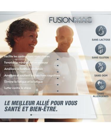 Healthy Fusion Magnesium Supplement | Muscle & Joint Treatment | With Collagen & Vitamin B6 | 5 Pure Bioassimilated Magnesium Salts | Brings Energy & Vitality | 100U - Buy Online on GoSupps.com