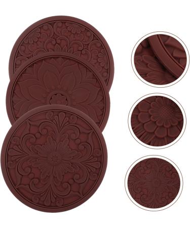 Alipis 1 Set Insulation Pads Placemats Tableware Insulation Mat Heat Proof Silicone Coaster Coffee Bowl Mat As Shown 12.00X12.00X0.60CM - Buy Online on GoSupps.com