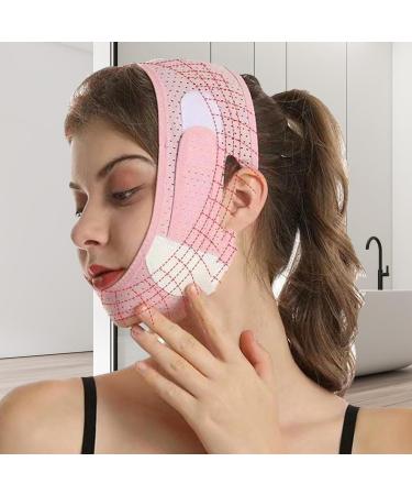 Chin Lift | Reusable V Lines Belt Face Lifting Belt | Facial Slimming Strap Reusable Belt Face Lifting Belt Double Chin Reducer Eliminator - Buy Online on GoSupps.com