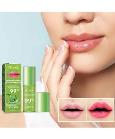 Color Lip Gloss - Nourishing Lip Moisturizer with Aloe - Lip Lifting Lip Gloss Powerful Lip Plumping Oil Prevents Dubbulon Lips - Buy Online on GoSupps.com