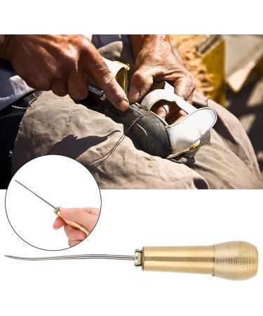 Copper Handle Sewing Awl Set - Leather Craft Stitcher Tool (2 Pack) - Buy Online on GoSupps.com