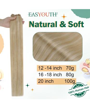 Easyouth Blonde Highlight Fish Line Hair Extensions 20 Inch 100g #27P613 - Buy Online on GoSupps.com