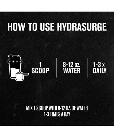 Jacked Factory HYDRASURGE Electrolyte Powder - Hydration Supplement with Key Minerals Himalayan Sea Salt Coconut Water - Keto Friendly Sugar Free Naturally Sweetened - 60 Servings Orange Mango - Buy Online on GoSupps.com