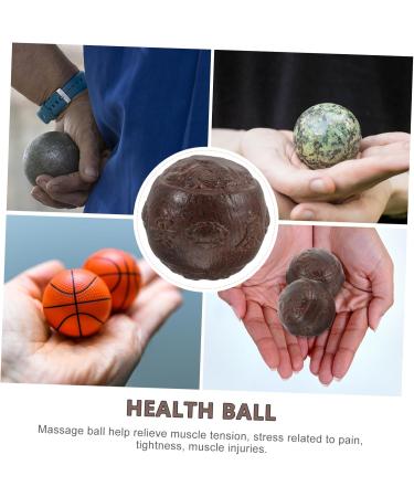Fomiyes Wooden Hand Massage Balls - Stress Relief & Hand Exercise | Premium Walnut & Ceramic Relaxation Balls - Buy Online on GoSupps.com