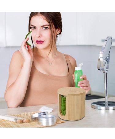 /L Reusable Makeup Remover Pads Bamboo Cotton Pads With Storage Bag And Bamboo Storage Box good-looking - Buy Online on GoSupps.com