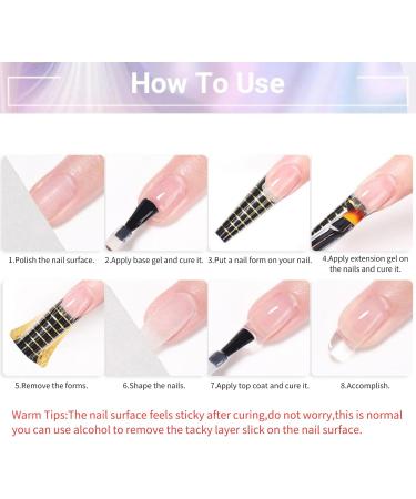 Builder Gel for Nails Red Thermal Extension Nail Gel UV/LED Nail Base Solid Building Gel for Nail Extension & Modeling Strengthening Nail Art Decoration - Buy Online on GoSupps.com