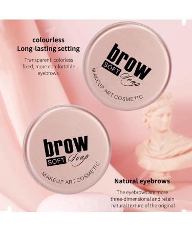 Eyebrow Soapbar Wax - Waterproof Clear Eyebrow Gel | Eyebrow Styling Wax Eyebrow Shaping Wax for Brows Clear Brow Styling Wax for Lamination Effect - Buy Online on GoSupps.com