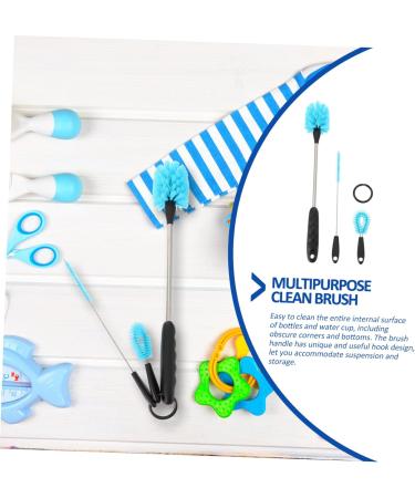 Amosfun 6-Pack Multi-Purpose Cleaning Brush Set for Straws & Bottles - Stainless Steel Cup Lid Cleaner - Buy Online on GoSupps.com