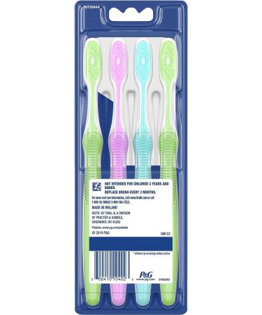 Oral-B Vivid Dual Action Whitening Toothbrushes Soft 4 Count - Pack of 4 - Buy Online on GoSupps.com
