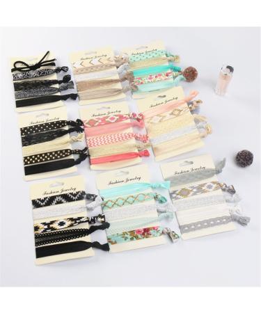 Elastic Hair Ties Elastic Bands Ponytail Holder Hairbands Hair Accessories for Girls Women 45 Pieces - Buy Online on GoSupps.com