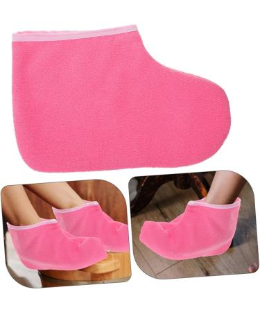 VICASKY Paquet De Cire De Paraffine Pour Pieds 2 Paires pais Rev tement En Cire De Paraffine Spa Soins Des Pieds Hydratants Enveloppement Professionnel Rose Bord Blanc - Buy Online on GoSupps.com