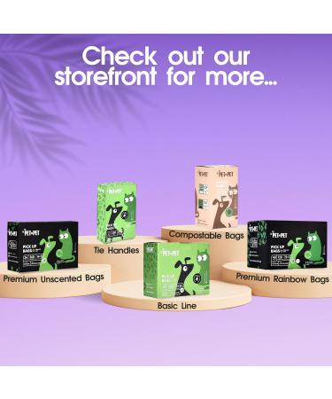 Dog Poo Bags Biodegradable Scented - 270 Ct 18 Rolls Dog Bags Poop USDA Cert 38% Biobased Thick Leakproof Poop Bags for Any Dog Breeds Doggy Poop Bags for Poo Bag Dispenser Cat Poo Bags 1 count (Pack of 270) Lavender Scented - Buy Online on GoSupps.com