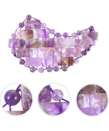 1 Pair Jade Eye Eye Care Cooling Eye Eye Eye Eye for Bags Under Eyes Sleeping Sleeping Glasses Amethyst Blindfold Purple - Buy Online on GoSupps.com