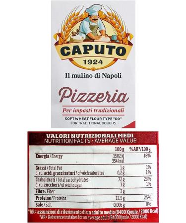 Alpine Heights Bundle Pack - Caputo Pizzeria Flour Premium Italian Type '00' Flour 1kg - Pack of 2 - Buy Online on GoSupps.com