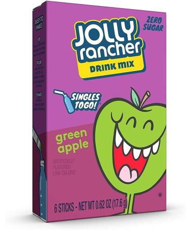 Jolly Keto Sensations: Low Carb Zero Sugar Drink Mix - 2 box - of Green Apple Drink Mix - 12 Single Servings in total - Sugar Free Drink Mix - Comes with 2 Paper Straws and 1 Exclusive PALiSOL CREATiONS Stickers - Buy Online on GoSupps.com