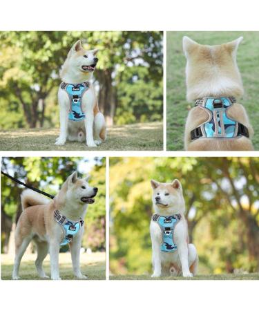 Eyin Large Dog Harness - Adjustable Breathable Reflective Padded with Handle | Camouflage | Perfect for Daily Training | Sizes Neck 42-60cm Breast 47-86cm - Buy Online on GoSupps.com