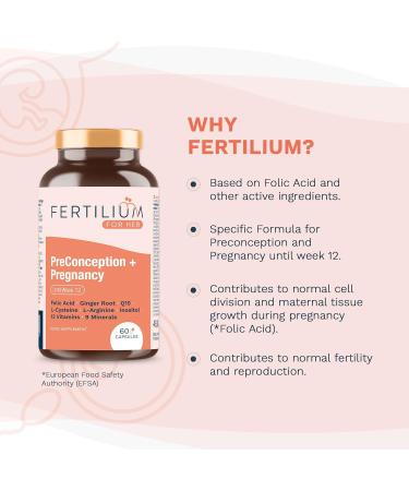 Organic Children's Vitamins for Women | Folic Acid Inositol Q10 B12 & 9 Minerals - 60 Vegetarian Capsules for Fertility & Pregnancy - Buy Online on GoSupps.com