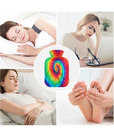 Spiral Tie Dye Hot Water Bottle - 1L Heat Bag for Pain Relief & Warm Compress | International Shipping - Buy Online on GoSupps.com
