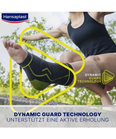 Hansaplast Performance Ankle Bandage - Stabilizes & Relieves Joint Pain - Supports Right & Left Ankle - Size L/XL - Ideal for Active Relaxation - International Shipping Available - Buy Online on GoSupps.com