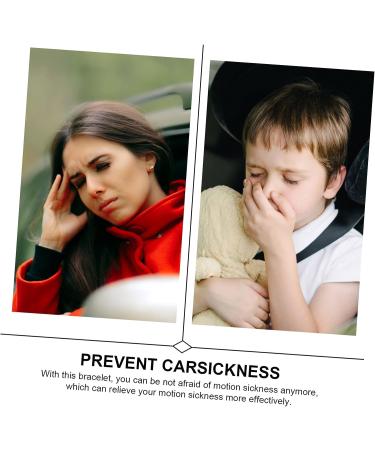 Healifty 4pcs Anti Motion Sickness Bracelet Set - Adjustable Nausea Wrist Bands for Travel - OBX Jewelry Bead Bracelets - Buy Online on GoSupps.com