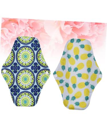 Reusable Cotton Menstrual Pads - 2pcs Women's Briefs with Washable Cloth Nursing Mat - Eco-Friendly Menstrual Napkin Set - Buy Online on GoSupps.com