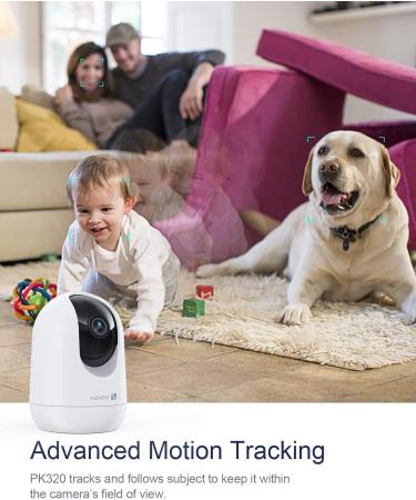 Indoor Security Camera 2K  Pet Camera with Phone App  WiFi Cameras for Home Security Camera for Dog/ Baby Monitor/Elder Pan Tilt  2.4G  24/7  2-Way Talk  Human Detection  Motion Tracking  SD&Cloud 1 Count (Pack of 1) - Buy Online on GoSupps.com