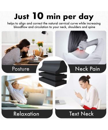Cervical Traction Orthotic for Neck Alignment & Pain Relief - Black - Buy Online on GoSupps.com