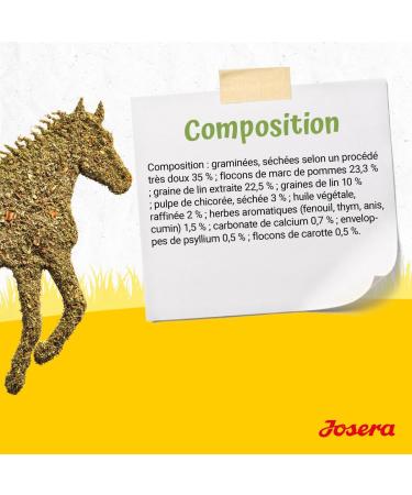 JOSERA Mash Plants & Vegetables 15 kg | Premium Horse Food | Flax Seed and Mineral Mash | Grain Free | Reduced Sugar and Starch Content | 15kg Bag - Buy Online on GoSupps.com
