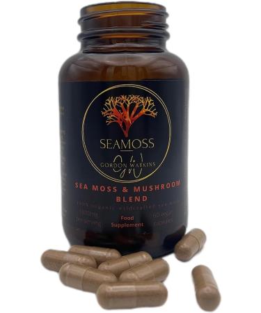 Organic Irish Sea Moss Capsules - 60 Vegan Capsules | GMO Free | Gordon Watkins Botanical Blend - Buy Online on GoSupps.com