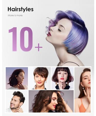 Mini Ceramic Flat Iron 0.7 Inch - Portable Hair Straightener for Short Hair Curls & Bangs | Adjustable Temperature Dual Voltage Travel Pouch - Purple - Buy Online on GoSupps.com