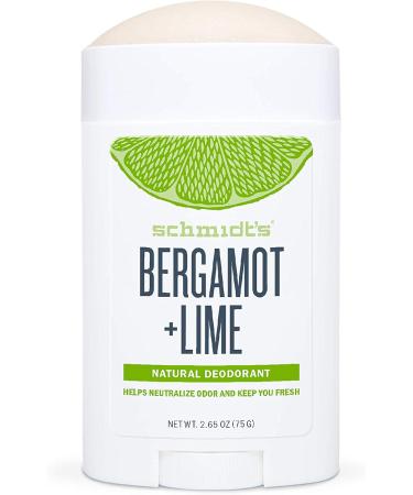  SCHMIDT'S Schmidt's Deodorant Stick Bergamot & Lemon Pack of 2 (2 x 75g) - Buy Online on GoSupps.com