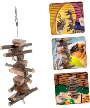 INOOMP Oral Biting Playthings Wooden Pet Chewing Balls Bunny Treats Comforting Teething Toy - Buy Online on GoSupps.com