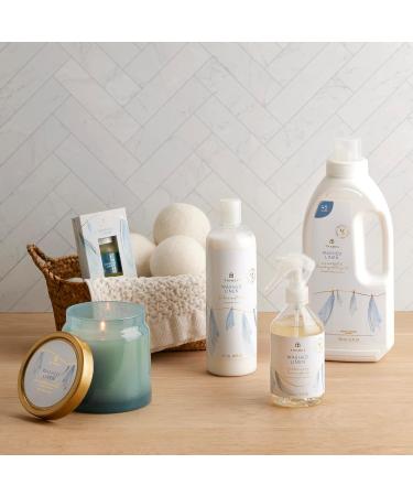 Thymes Washed Linen Wool Dryer Balls Set | 3 Eco-Friendly Laundry Balls + Scented Fragrance Oil – Eliminate Wrinkles Static & Lint – International Shipping Available - Buy Online on GoSupps.com