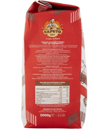 Red Caputo Flour "00" Pizza Chef kg 1 - Pack 10 Pieces - Buy Online on GoSupps.com