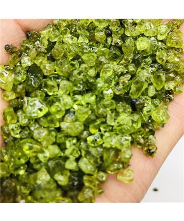 100g Natural Peridot Quartz Crystal Stone Rock Chips LuckyNatural Stones Minerals th Decoration Furnishing Natural Stones Reiki Crystal Stone - Buy Online on GoSupps.com