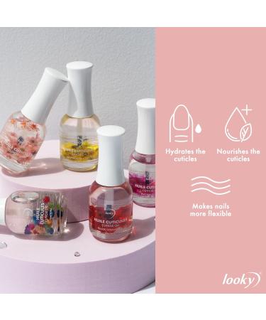 Looky Cuticle Oil - Magnolia Scent - Nourishing Jojoba Oil with Vitamins E & B - Moisturizes Revitalizes Nails Strengthens Cuticles - Fast-Absorbing Non-Greasy - Salon Quality Nail Health Essential - 15ml (0.5fl oz) #5 Magnolia - Buy Online on GoSupps.com