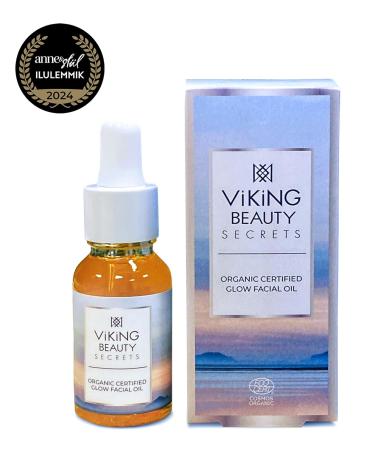 Organic Glow Facial Oil | Hydrating Face Oil with 11 Organic Oils & Nordic Berries | Unisex Face Oil - 0.5 fl oz - Buy Online on GoSupps.com