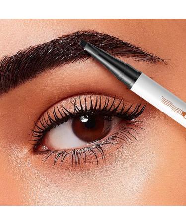 2024 Upgrade Magic Eyebrow Pencil 3D Waterproof Microblading Eyebrow Pencil Contouring Pen 4-Tip Eyebrow Pencil for Natural Eyeliner Makeup Eyebrow Microblading Pen (Light Brown) Dark Brown - Buy Online on GoSupps.com