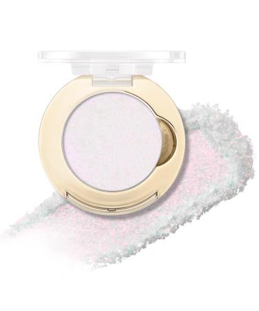 FOCALLURE Eyes On Me Pressed Powder Eyeshadow Glitter Eye Makeup & Highlight Long-Lasting High Pigmented Single Shade Eye Color Shimmery Finish Hypoallergenic PK03 Love Language